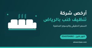 أرخص شركة تنظيف كنب بالرياض: كم السعر الحقيقي؟
